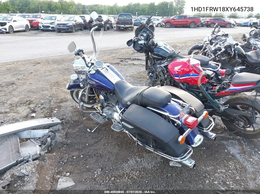 1999 Harley-Davidson Flhrci VIN: 1HD1FRW18XY645738 Lot: 45555600