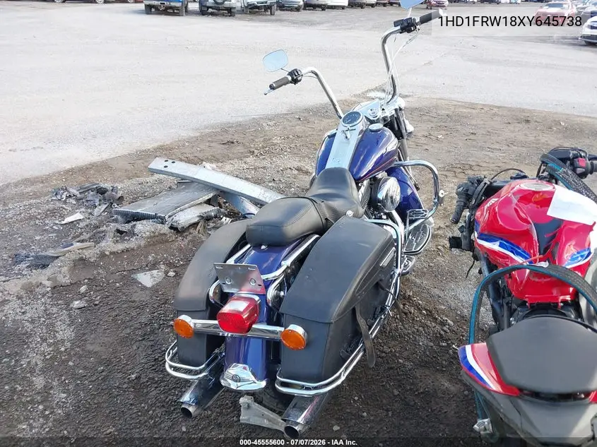 1999 Harley-Davidson Flhrci VIN: 1HD1FRW18XY645738 Lot: 45555600
