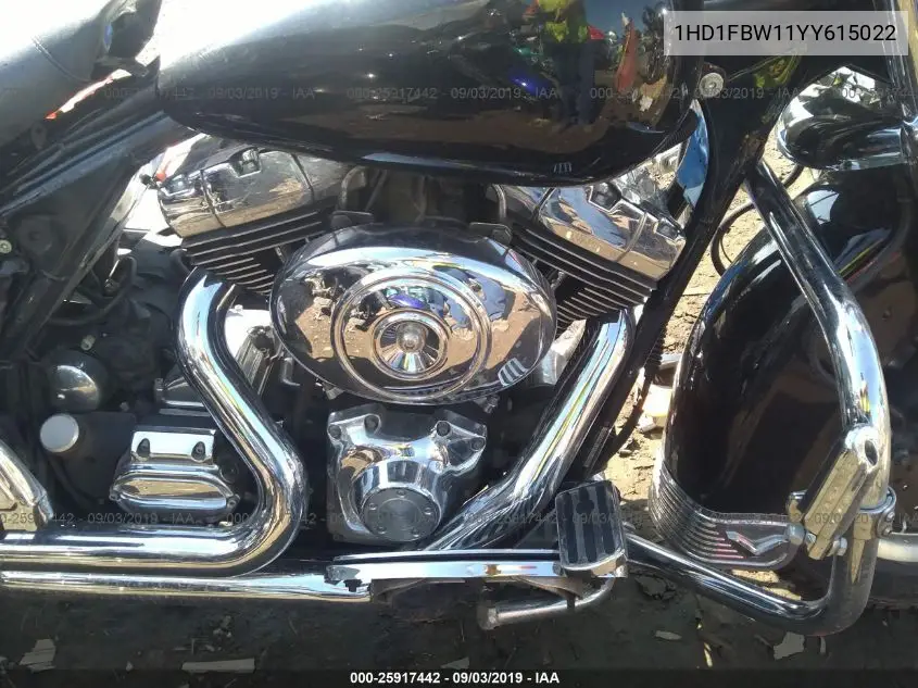 2000 Harley-Davidson Flhri VIN: 1HD1FBW11YY615022 Lot: 25917442
