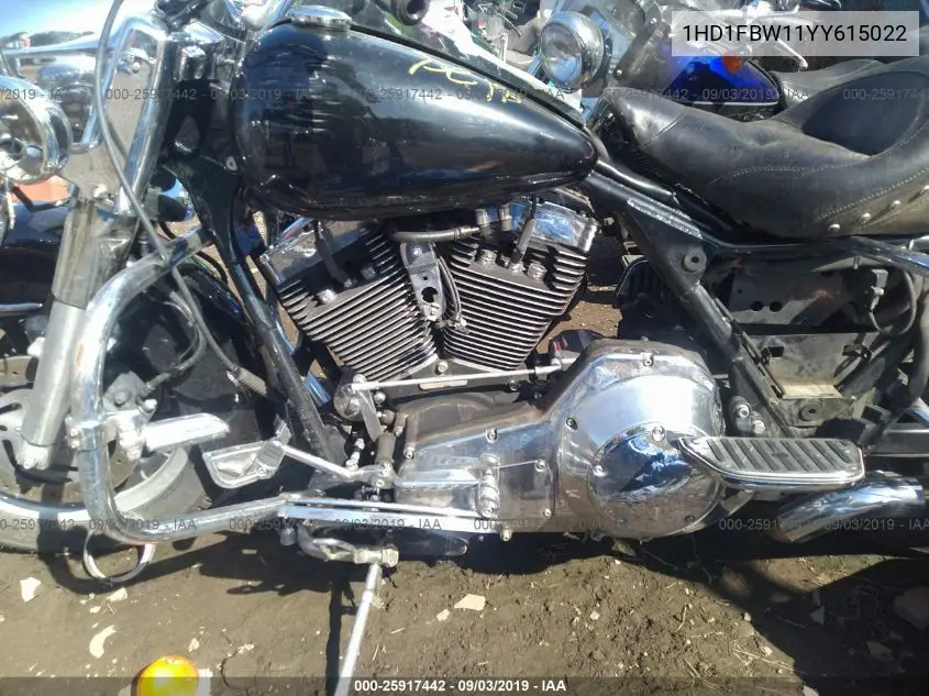 2000 Harley-Davidson Flhri VIN: 1HD1FBW11YY615022 Lot: 25917442