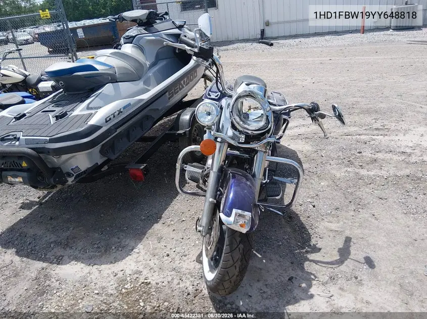 2000 Harley-Davidson Flhri VIN: 1HD1FBW19YY648818 Lot: 45422381