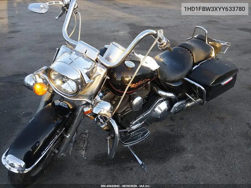 2000 Harley-Davidson Flhri VIN: 1HD1FBW3XYY633780 Lot: 45443942