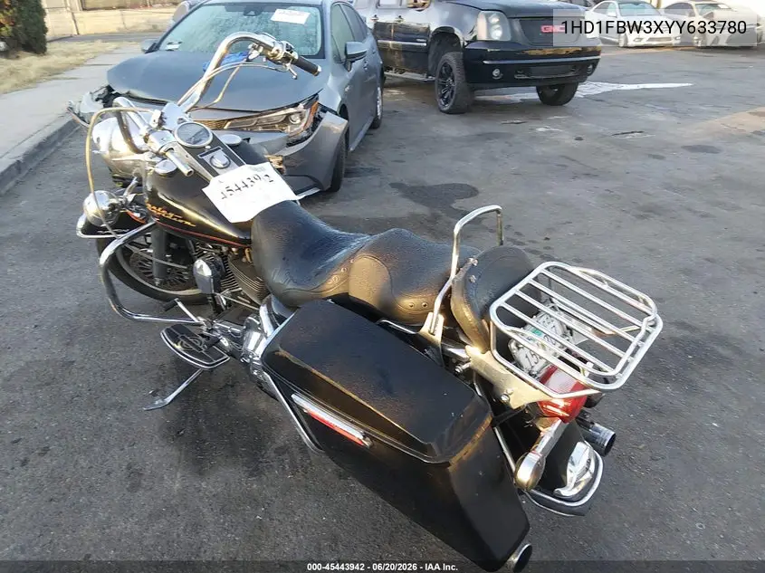 2000 Harley-Davidson Flhri VIN: 1HD1FBW3XYY633780 Lot: 45443942