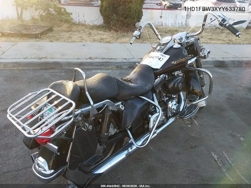 2000 Harley-Davidson Flhri VIN: 1HD1FBW3XYY633780 Lot: 45443942