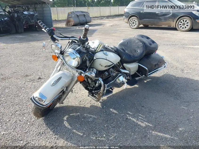 2000 Harley-Davidson Flhpi VIN: 1HD1FHW1XYY633893 Lot: 45527079
