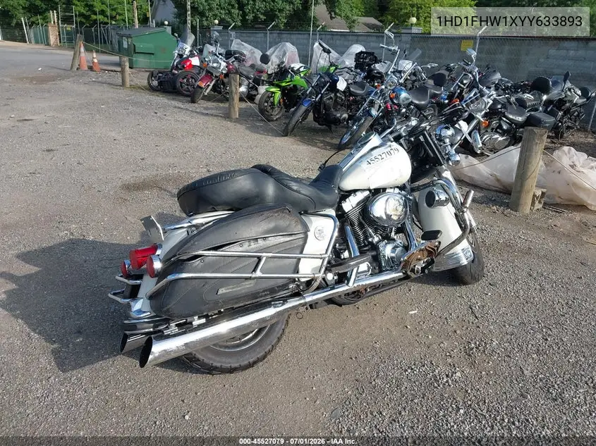 2000 Harley-Davidson Flhpi VIN: 1HD1FHW1XYY633893 Lot: 45527079