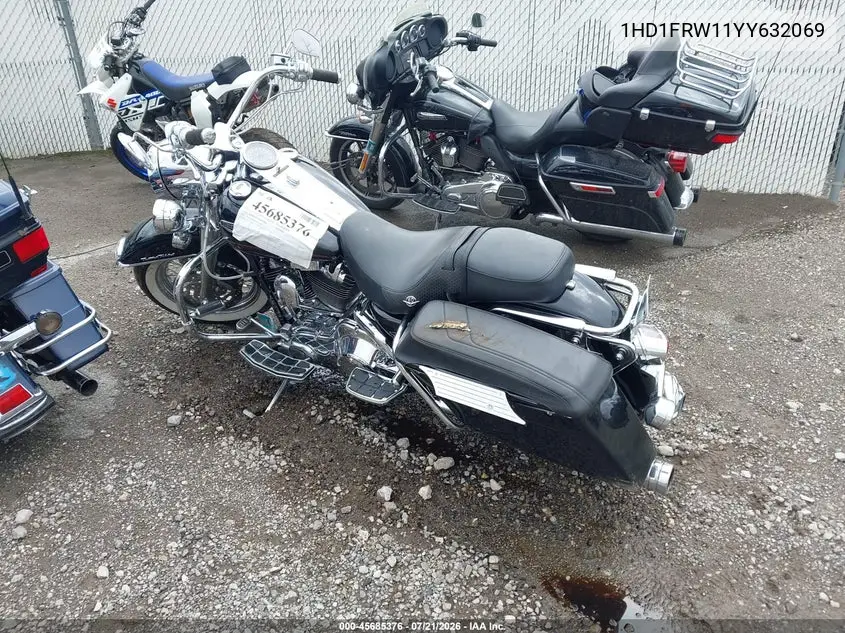 2000 Harley-Davidson Flhrci VIN: 1HD1FRW11YY632069 Lot: 45685376