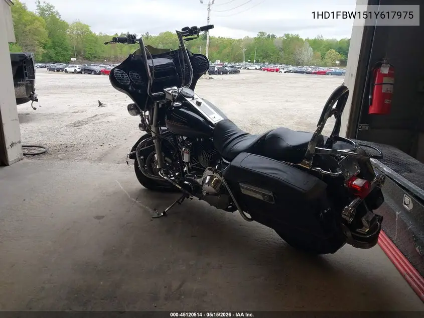 2001 Harley-Davidson Flhri VIN: 1HD1FBW151Y617975 Lot: 45120514
