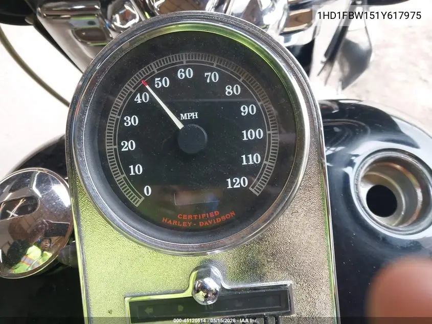 2001 Harley-Davidson Flhri VIN: 1HD1FBW151Y617975 Lot: 45120514