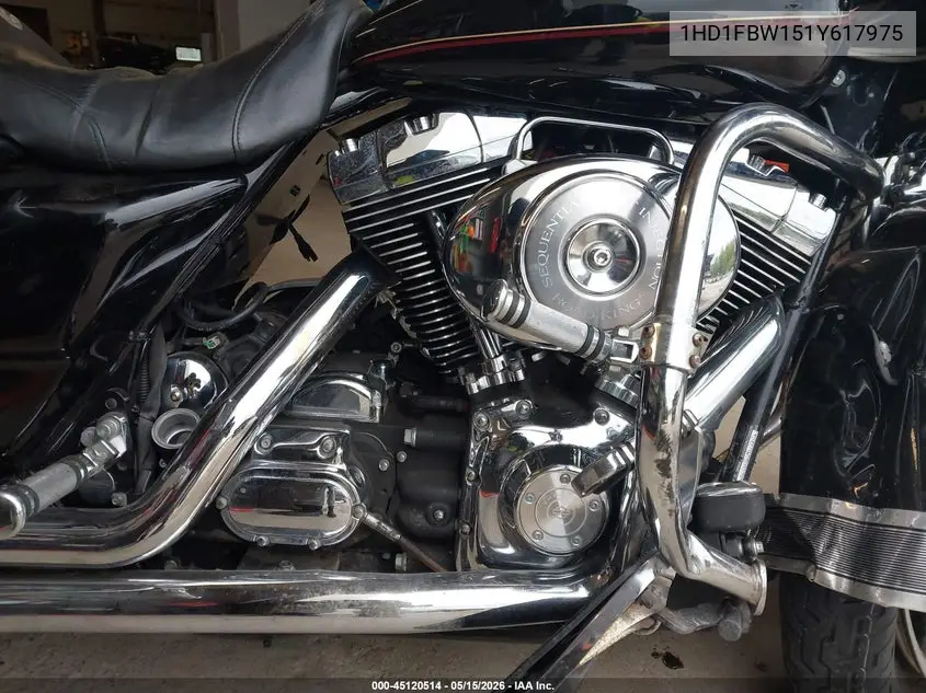 2001 Harley-Davidson Flhri VIN: 1HD1FBW151Y617975 Lot: 45120514