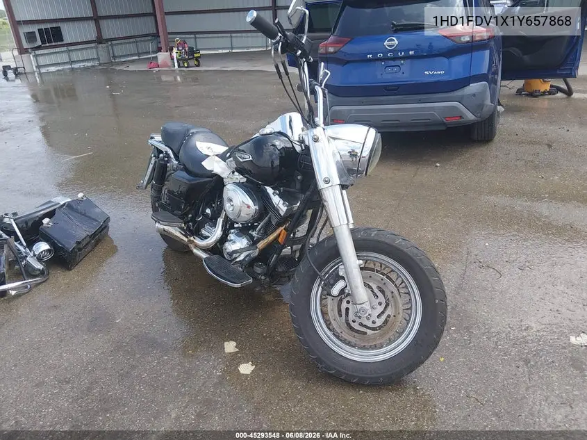 2001 Harley-Davidson Flhr VIN: 1HD1FDV1X1Y657868 Lot: 45293548