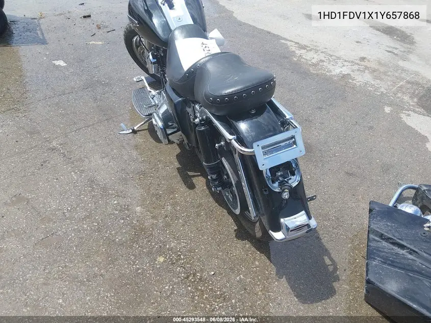 2001 Harley-Davidson Flhr VIN: 1HD1FDV1X1Y657868 Lot: 45293548