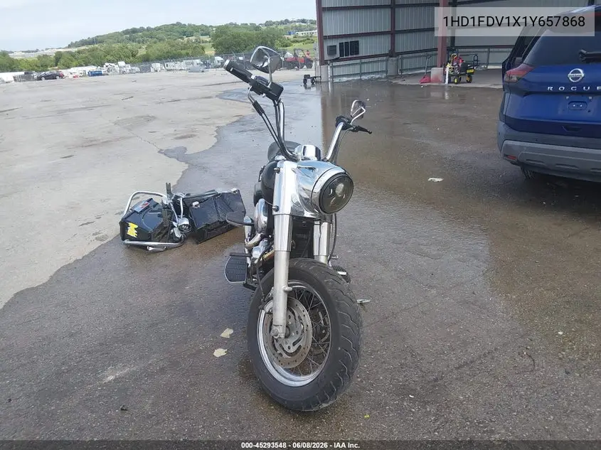 2001 Harley-Davidson Flhr VIN: 1HD1FDV1X1Y657868 Lot: 45293548