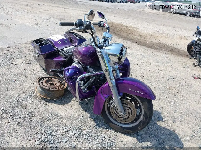 2001 Harley-Davidson Flhri VIN: 1HD1FBW121Y614242 Lot: 45310330
