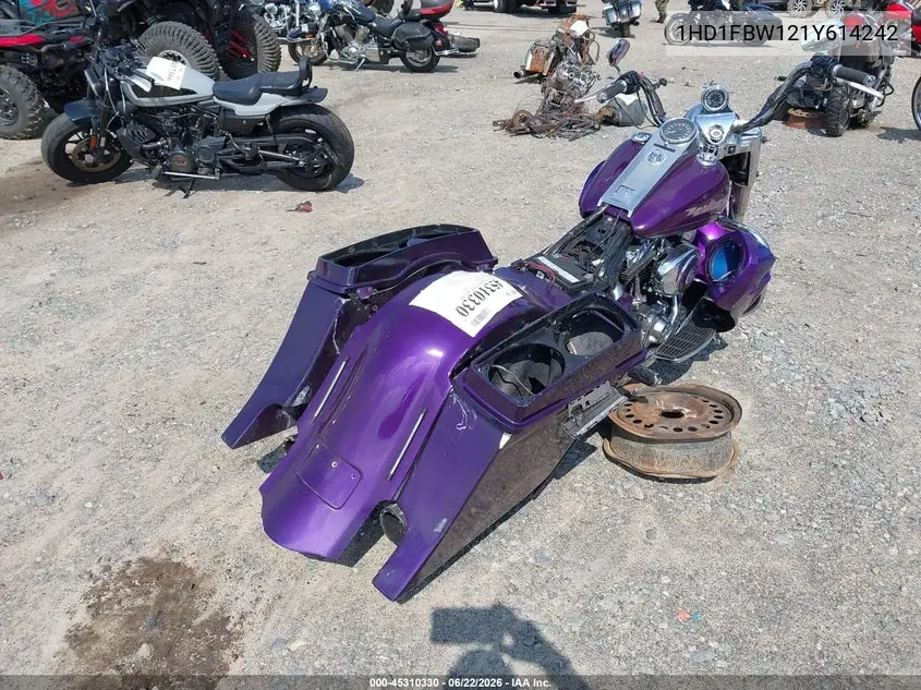 2001 Harley-Davidson Flhri VIN: 1HD1FBW121Y614242 Lot: 45310330