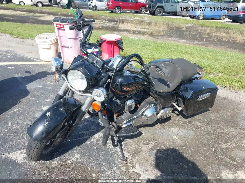 2001 Harley-Davidson Flhrci VIN: 1HD1FRW161Y645521 Lot: 45333746