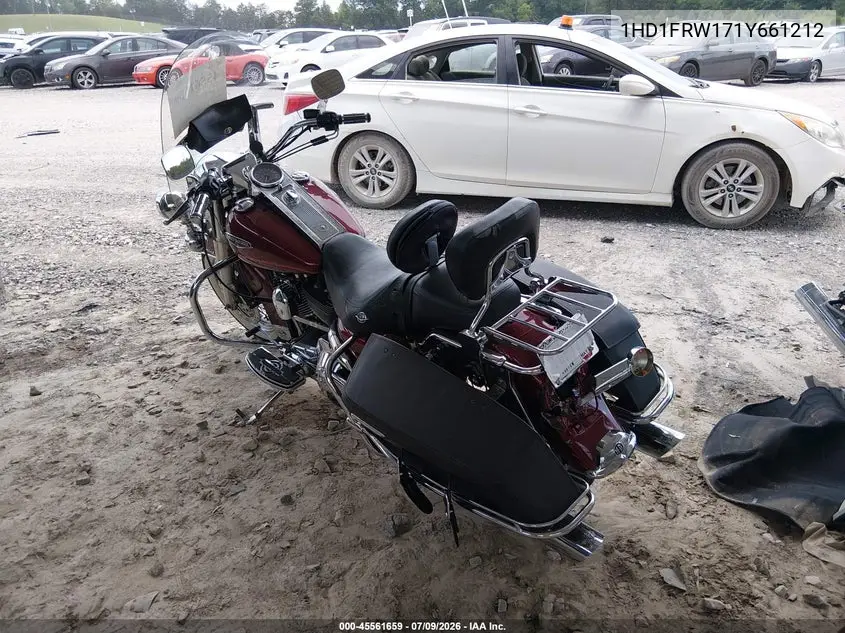 2001 Harley-Davidson Flhrci VIN: 1HD1FRW171Y661212 Lot: 45561659