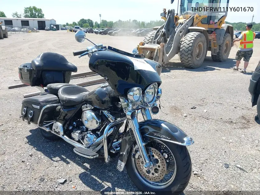 2001 Harley-Davidson Flhrci VIN: 1HD1FRW111Y601670 Lot: 45596298