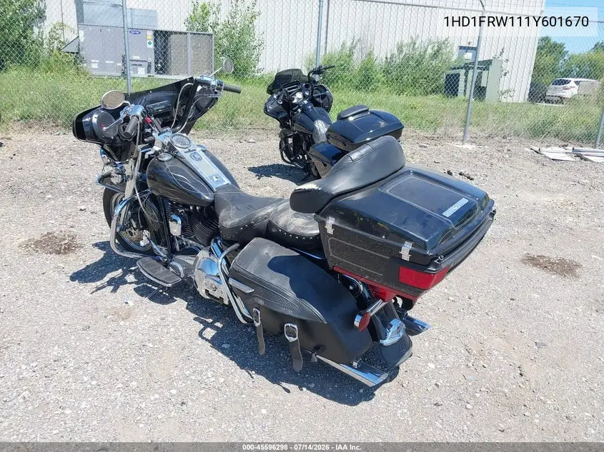 2001 Harley-Davidson Flhrci VIN: 1HD1FRW111Y601670 Lot: 45596298