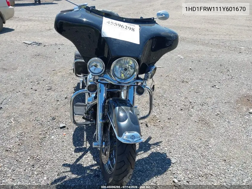 2001 Harley-Davidson Flhrci VIN: 1HD1FRW111Y601670 Lot: 45596298
