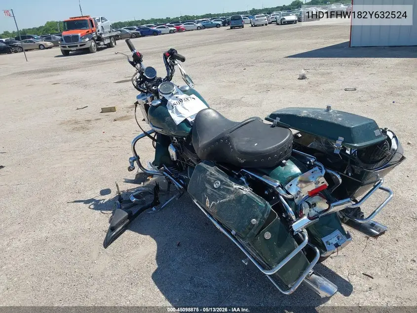 2002 Harley-Davidson Flhpi VIN: 1HD1FHW182Y632524 Lot: 45098875