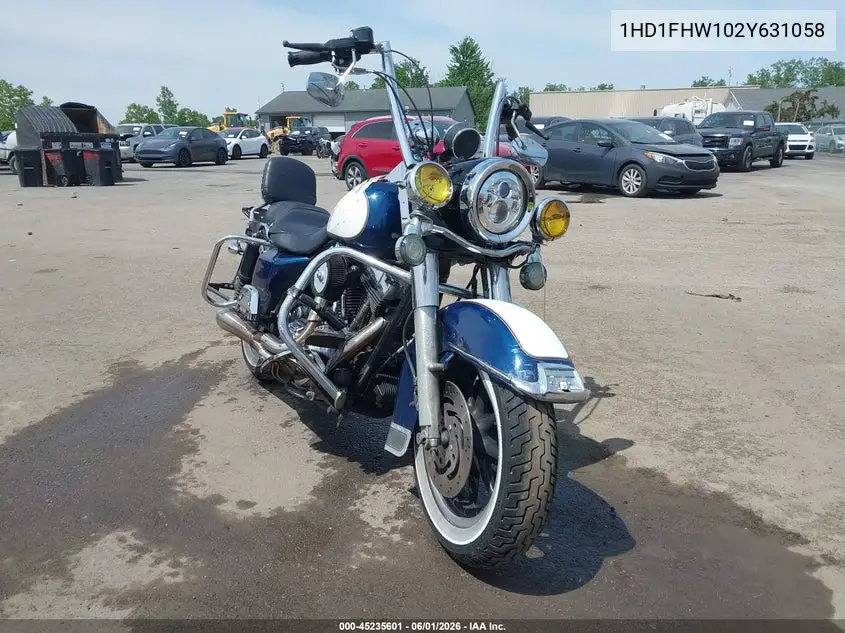 2002 Harley-Davidson Flhpi VIN: 1HD1FHW102Y631058 Lot: 45235601