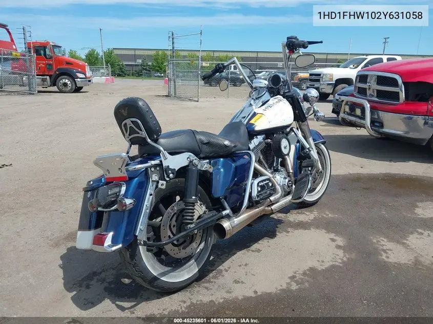 2002 Harley-Davidson Flhpi VIN: 1HD1FHW102Y631058 Lot: 45235601