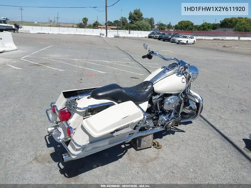2002 Harley-Davidson Flhpi VIN: 1HD1FHW1X2Y611920 Lot: 45299448