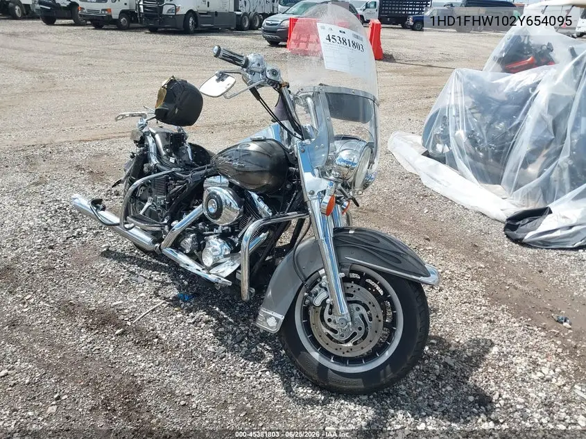 2002 Harley-Davidson Flhpi VIN: 1HD1FHW102Y654095 Lot: 45381803