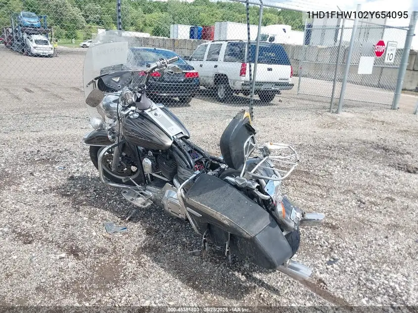 2002 Harley-Davidson Flhpi VIN: 1HD1FHW102Y654095 Lot: 45381803
