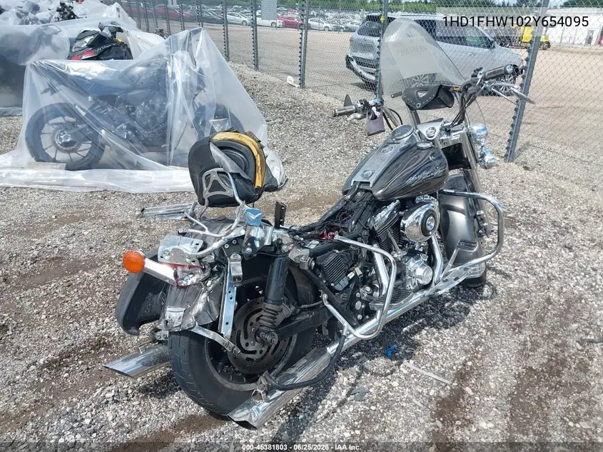 2002 Harley-Davidson Flhpi VIN: 1HD1FHW102Y654095 Lot: 45381803