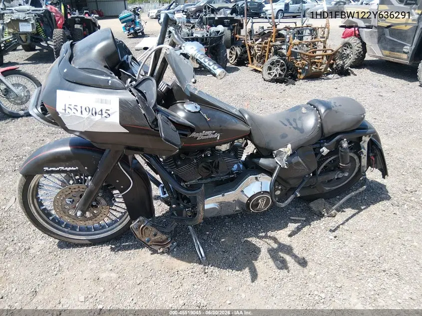 2002 Harley-Davidson Flhri VIN: 1HD1FBW122Y636291 Lot: 45519045