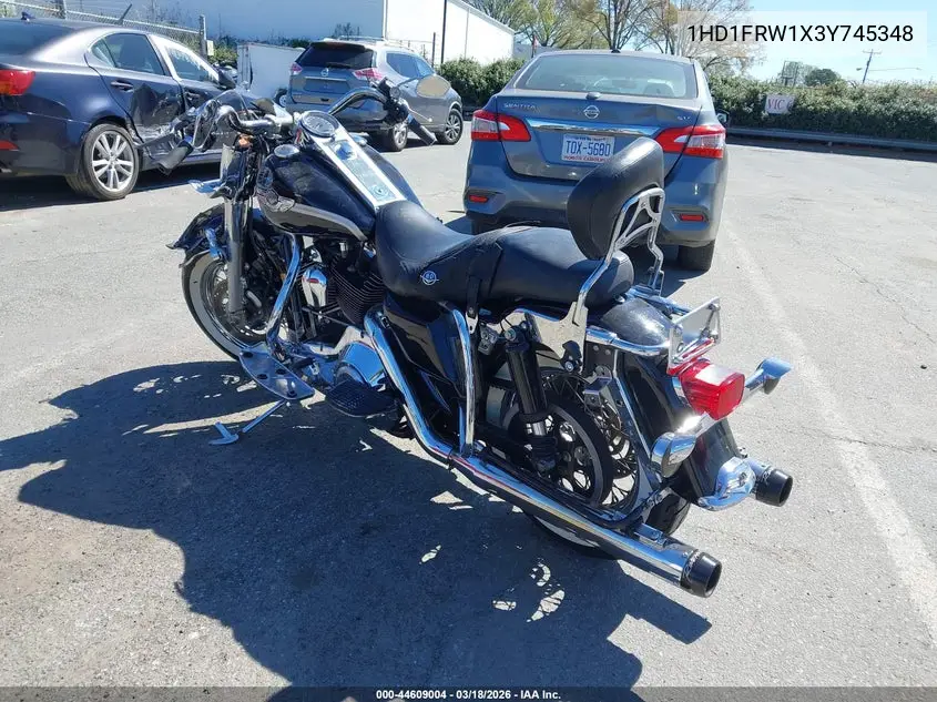 2003 Harley-Davidson Flhrci VIN: 1HD1FRW1X3Y745348 Lot: 44609004