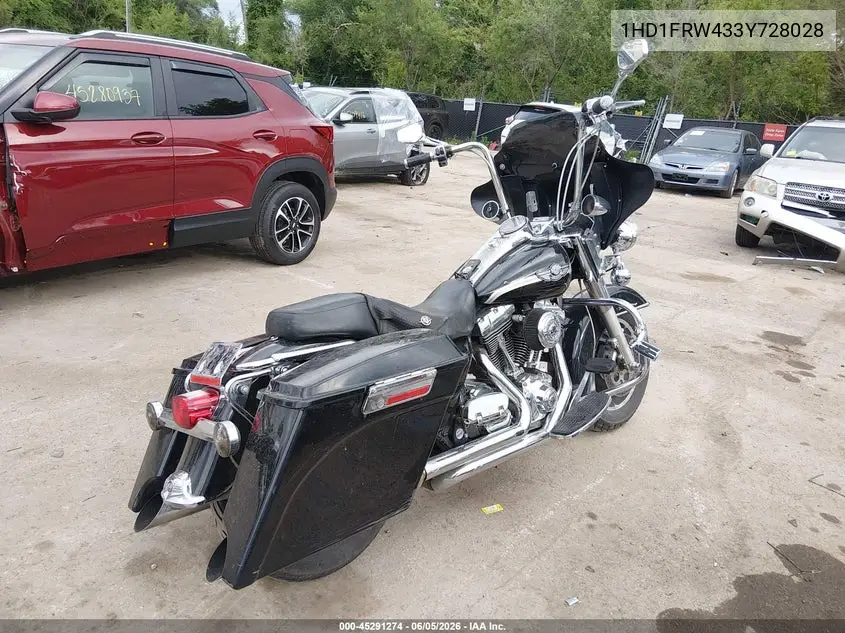2003 Harley-Davidson Flhrci Anniversary VIN: 1HD1FRW433Y728028 Lot: 45291274