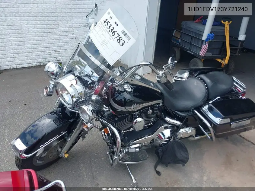 2003 Harley-Davidson Flhr VIN: 1HD1FDV173Y721240 Lot: 45336783