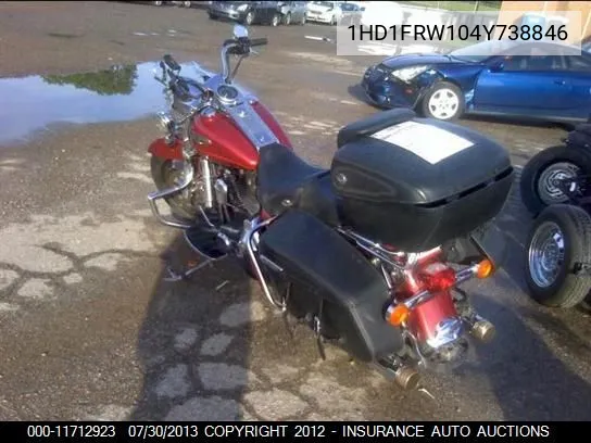 2004 Harley-Davidson Flhrci VIN: 1HD1FRW104Y738846 Lot: 11712923