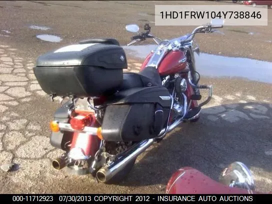 2004 Harley-Davidson Flhrci VIN: 1HD1FRW104Y738846 Lot: 11712923