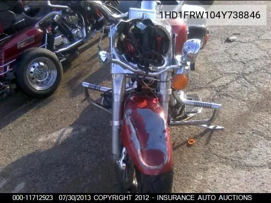 2004 Harley-Davidson Flhrci VIN: 1HD1FRW104Y738846 Lot: 11712923