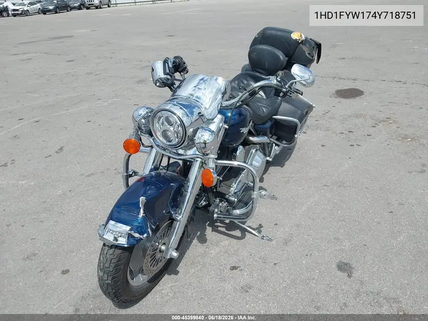 2004 Harley-Davidson Flhrsi VIN: 1HD1FYW174Y718751 Lot: 45399840