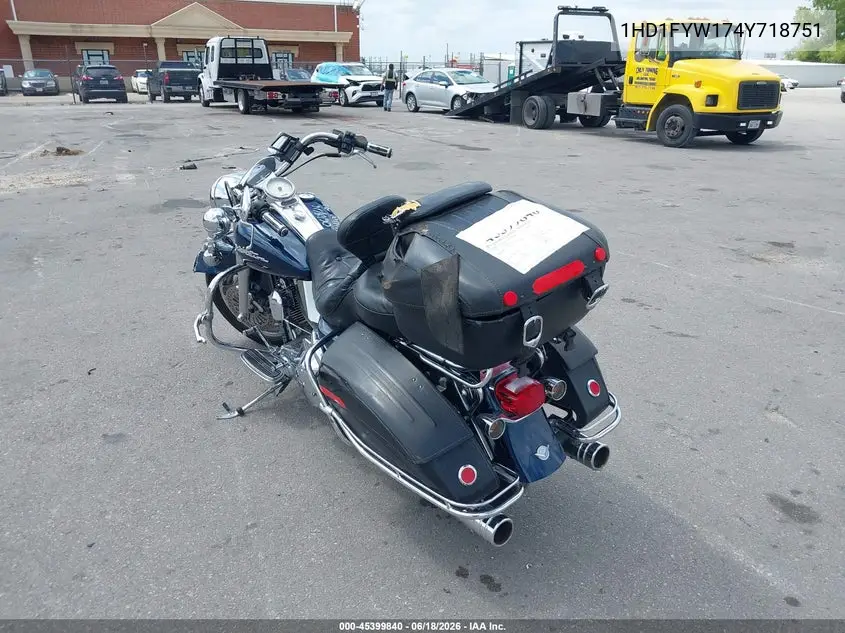 2004 Harley-Davidson Flhrsi VIN: 1HD1FYW174Y718751 Lot: 45399840