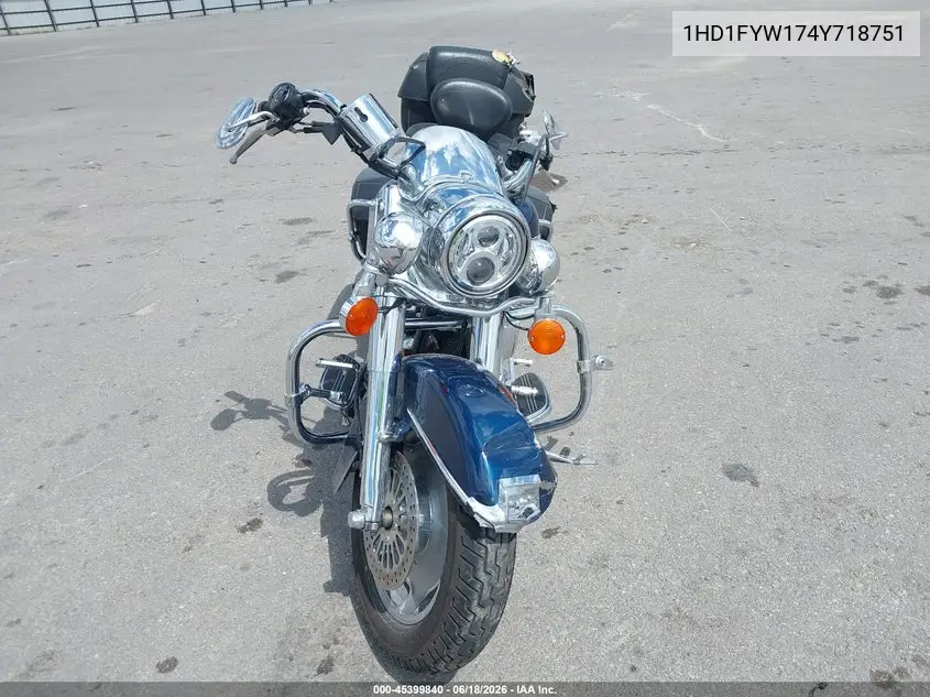 2004 Harley-Davidson Flhrsi VIN: 1HD1FYW174Y718751 Lot: 45399840