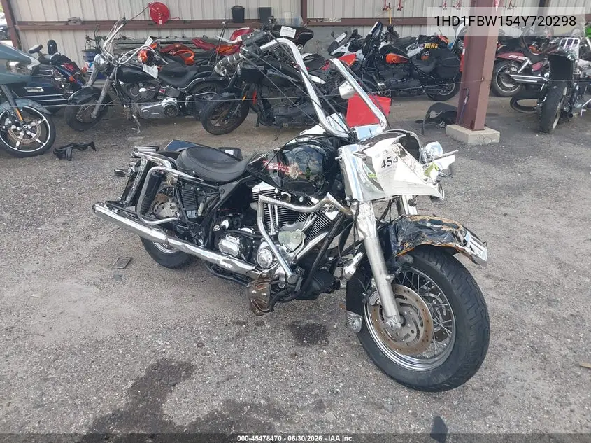 2004 Harley-Davidson Flhri VIN: 1HD1FBW154Y720298 Lot: 45478470