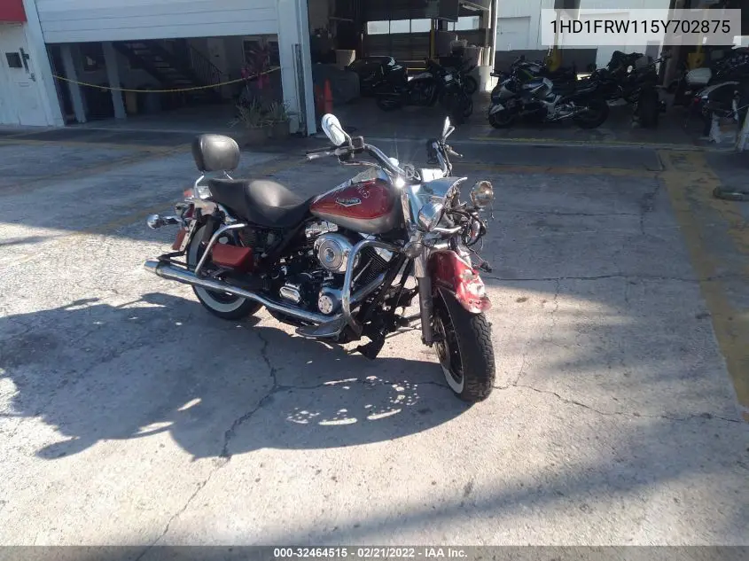 2005 Harley-Davidson Flhrci VIN: 1HD1FRW115Y702875 Lot: 32464515