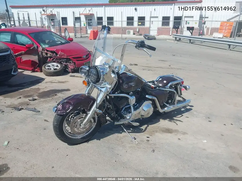 2005 Harley-Davidson Flhrci VIN: 1HD1FRW155Y614962 Lot: 44739546