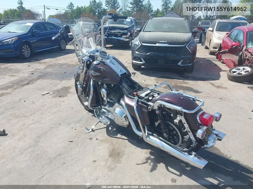 2005 Harley-Davidson Flhrci VIN: 1HD1FRW155Y614962 Lot: 44739546