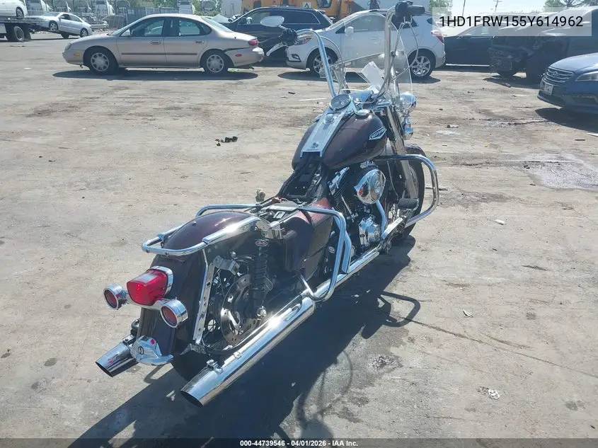 2005 Harley-Davidson Flhrci VIN: 1HD1FRW155Y614962 Lot: 44739546