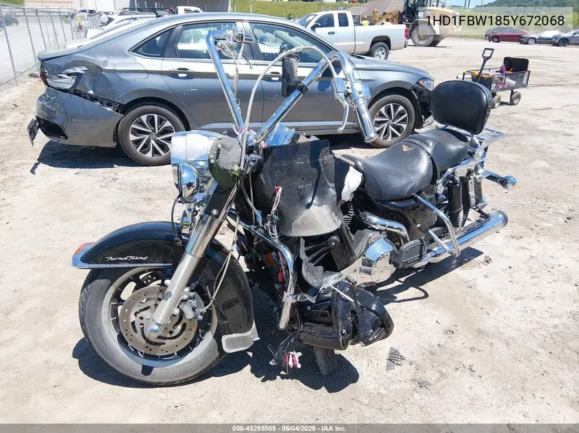 2005 Harley-Davidson Flhri VIN: 1HD1FBW185Y672068 Lot: 45295505