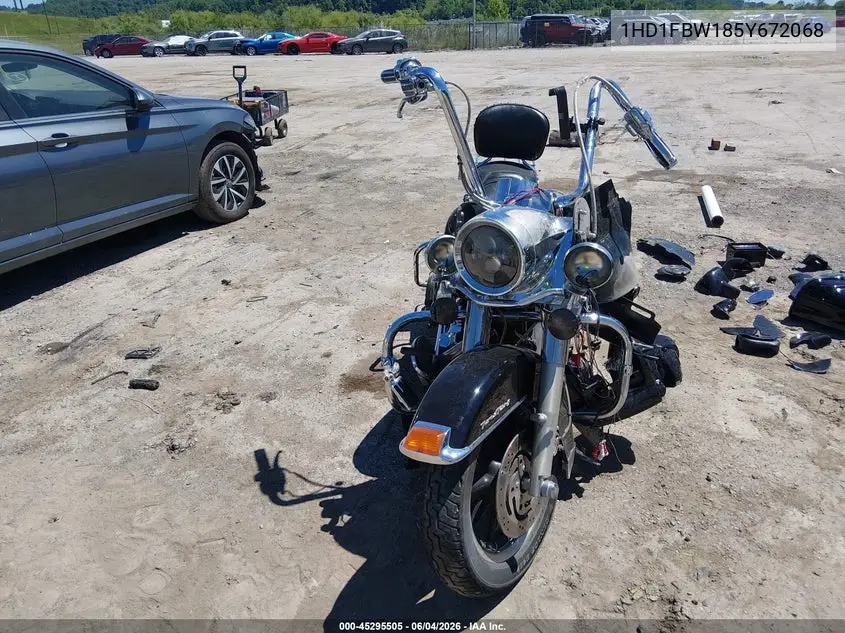 2005 Harley-Davidson Flhri VIN: 1HD1FBW185Y672068 Lot: 45295505