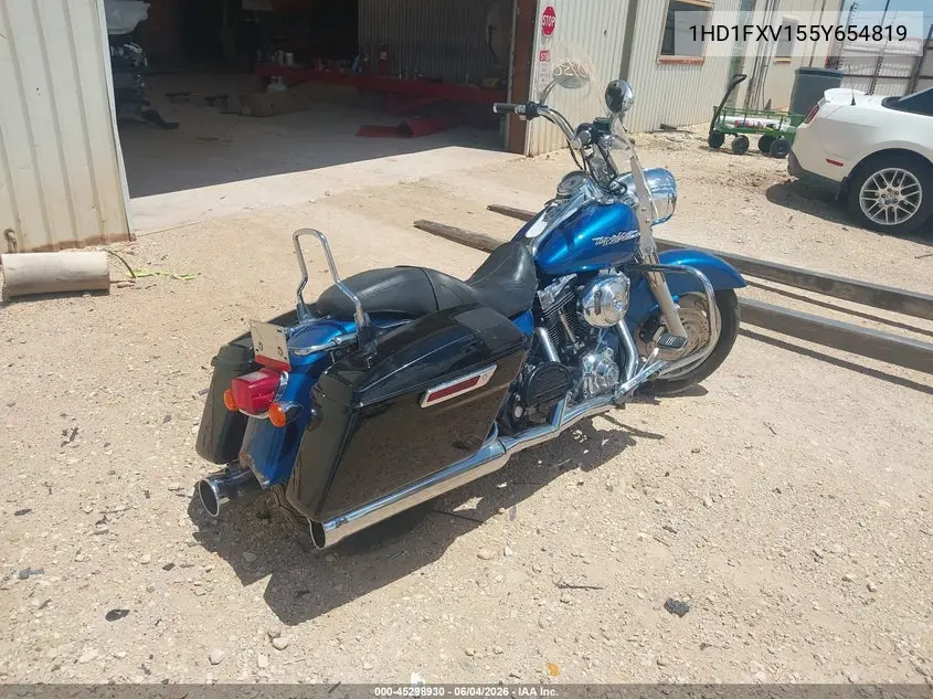 2005 Harley-Davidson Flhrs Road King VIN: 1HD1FXV155Y654819 Lot: 45298930