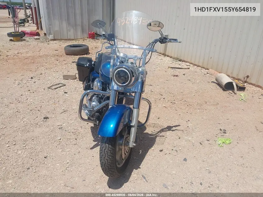 2005 Harley-Davidson Flhrs Road King VIN: 1HD1FXV155Y654819 Lot: 45298930